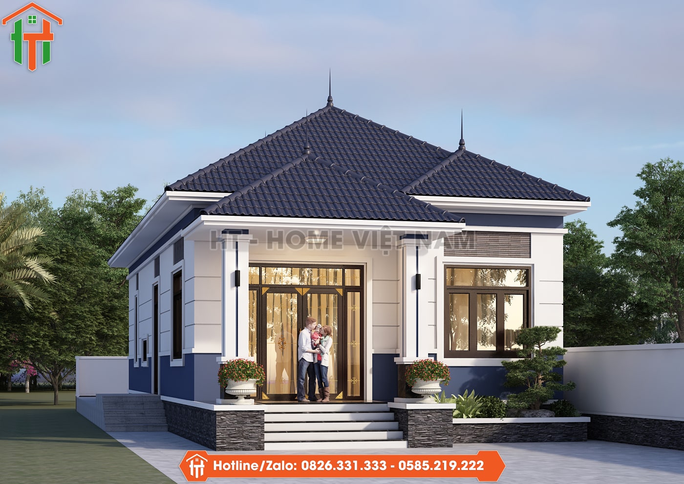 HT-Home Việt Nam Xây Dựng Nhà Hiện Đại Đẹp Ngất Ngây