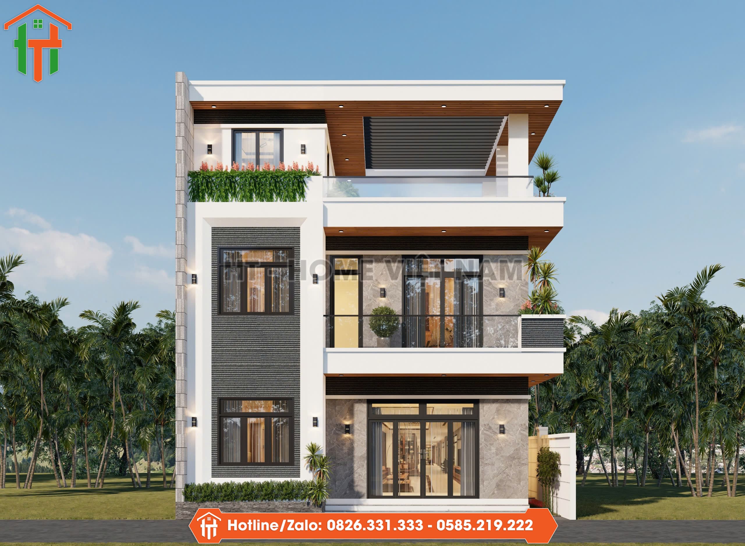 Nhà Biệt Thự 3 Tầng Sang Trọng Và Đáng Sống