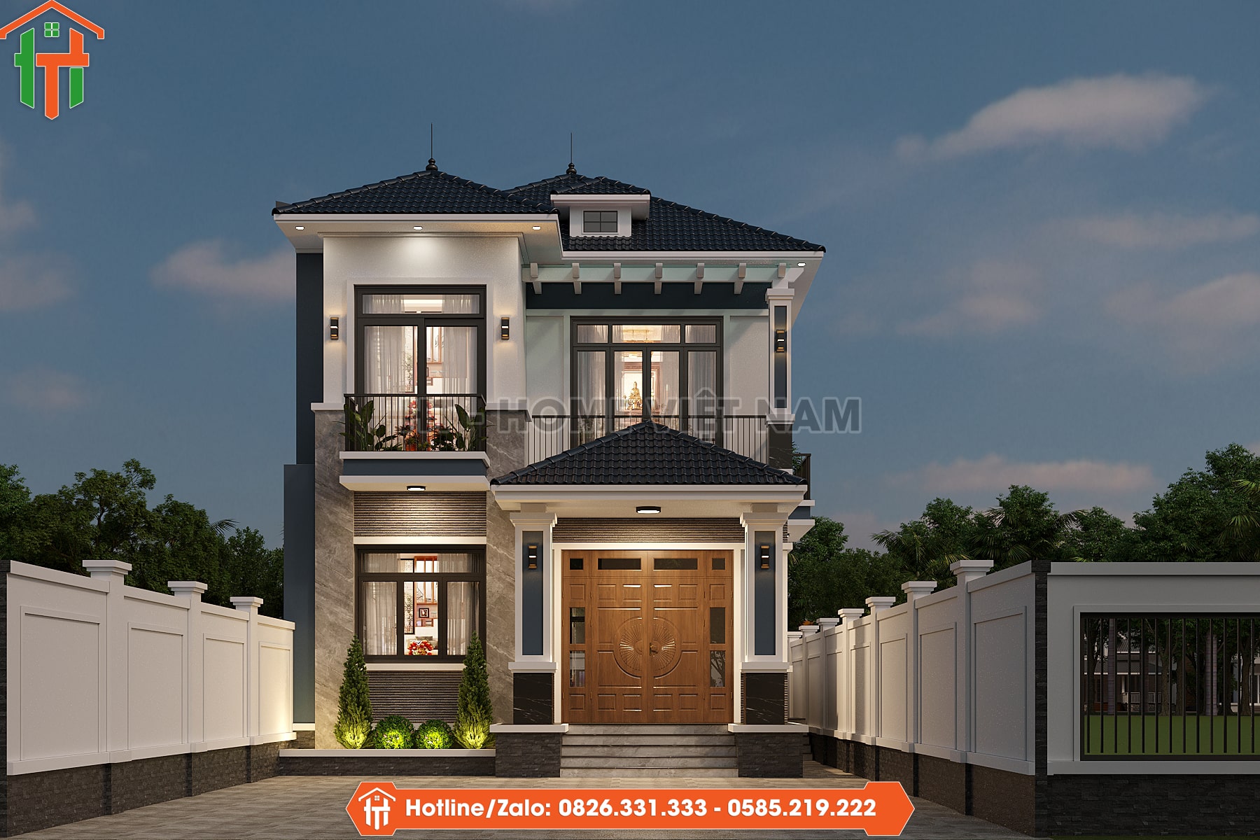 Biệt Thự Mái Nhật Đẹp: Xây Nhà Mái Nhật 2 Tầng Với Giá Cả Thực Tế