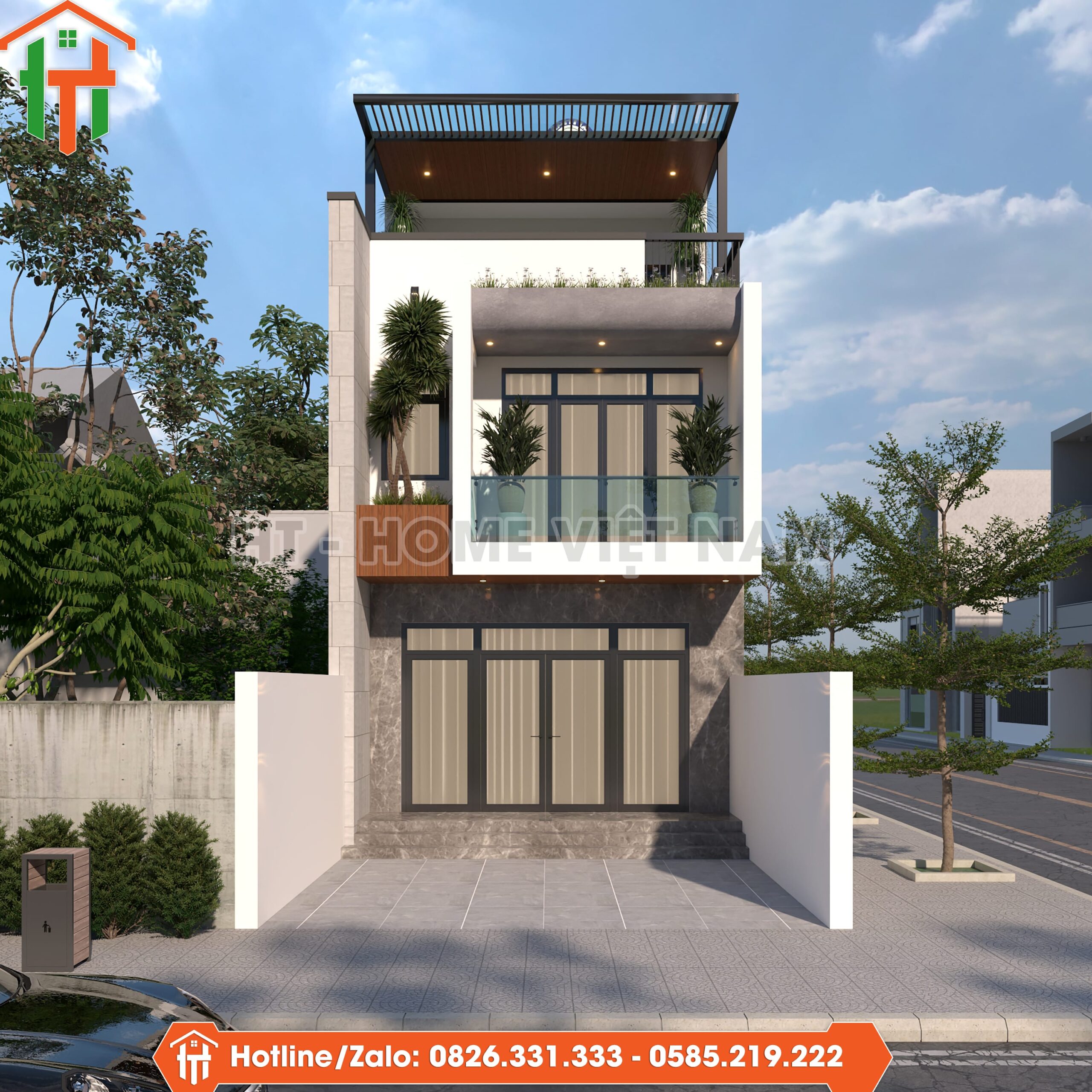 Chỉ Hơn 1 Tỷ Đồng Xây Dựng Nhà Phố 3 Tầng Giá Rẻ