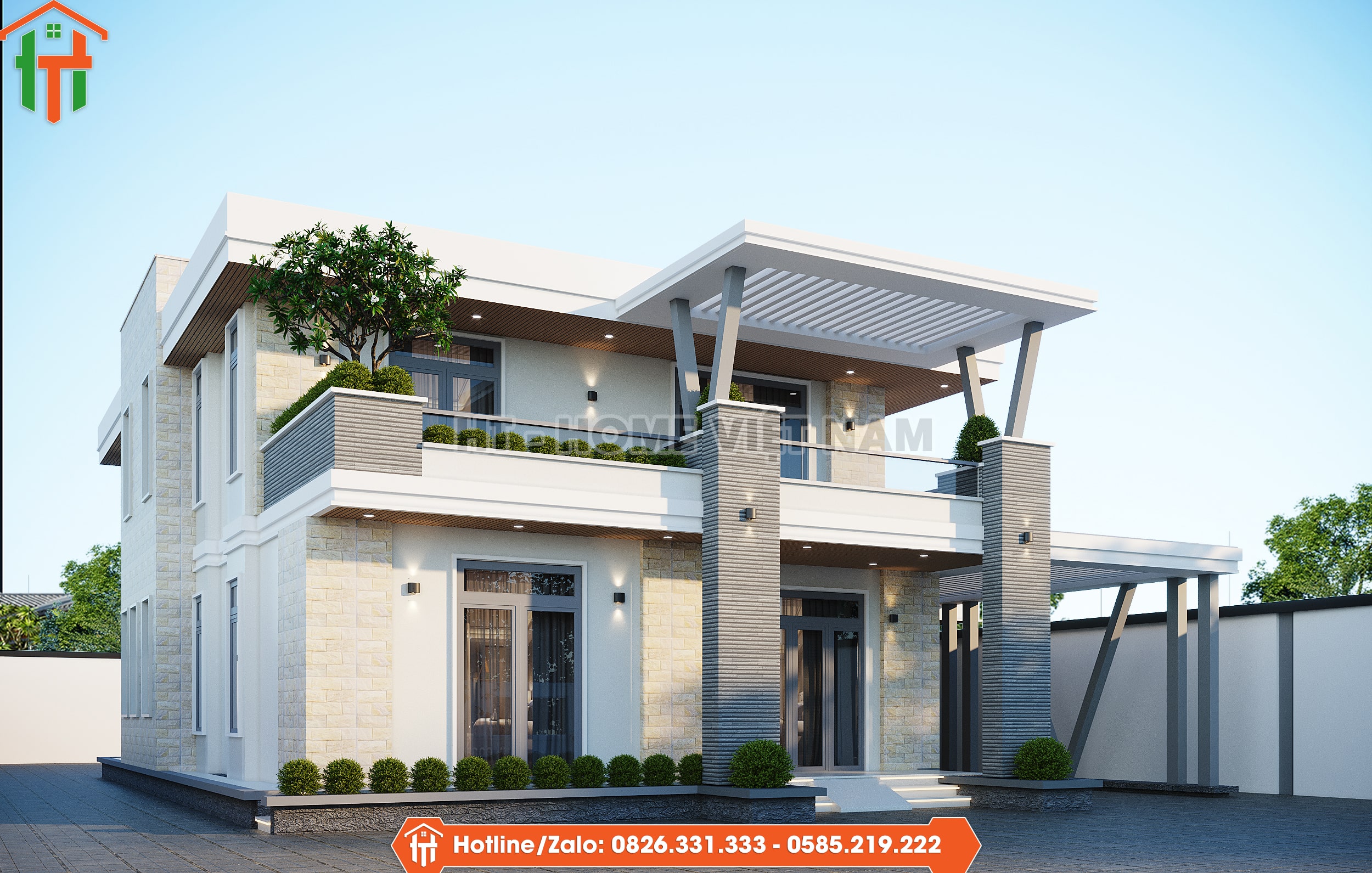 Xây Biệt Thự Hiện Đại Giữa Thời Điểm Giá Vật Liệu Tăng