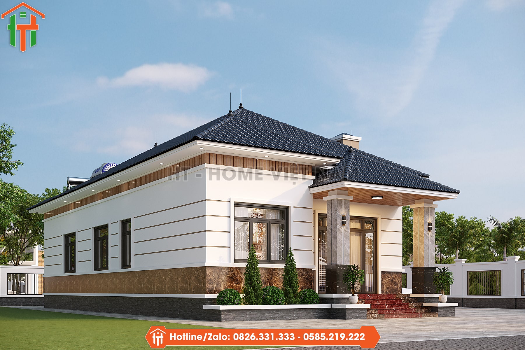 Mẫu Thiết Kế 1 Tầng Phủ Sóng Khắp Việt Nam