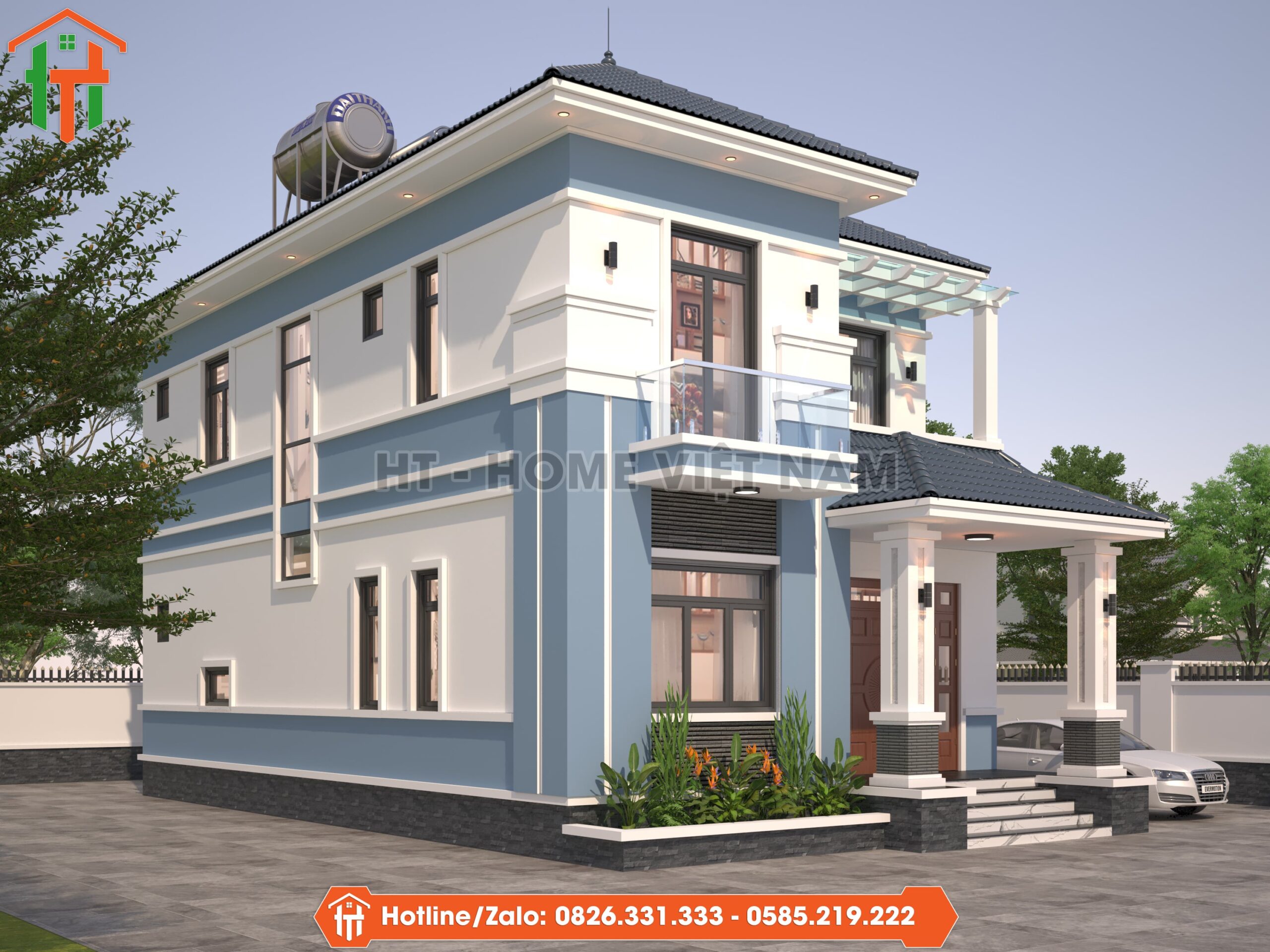 Bố Trí Căn Nhà 2 Tầng Mái Nhật Tinh Tế Tạo Khoảnh Khắc Đáng Nhớ