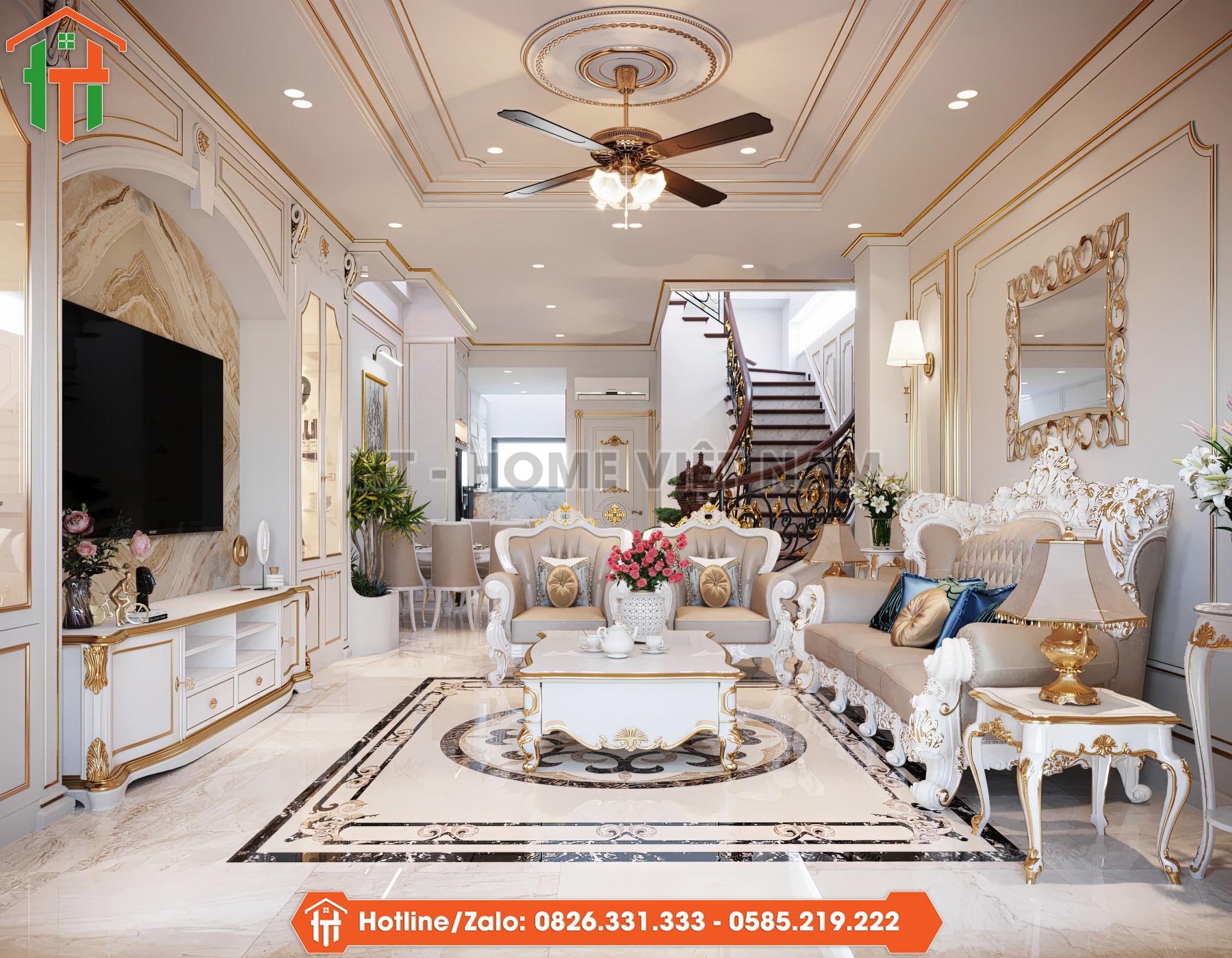 Độ Rộng Rãi Tinh Tế Cho Nội Thất Tân Cổ Điển