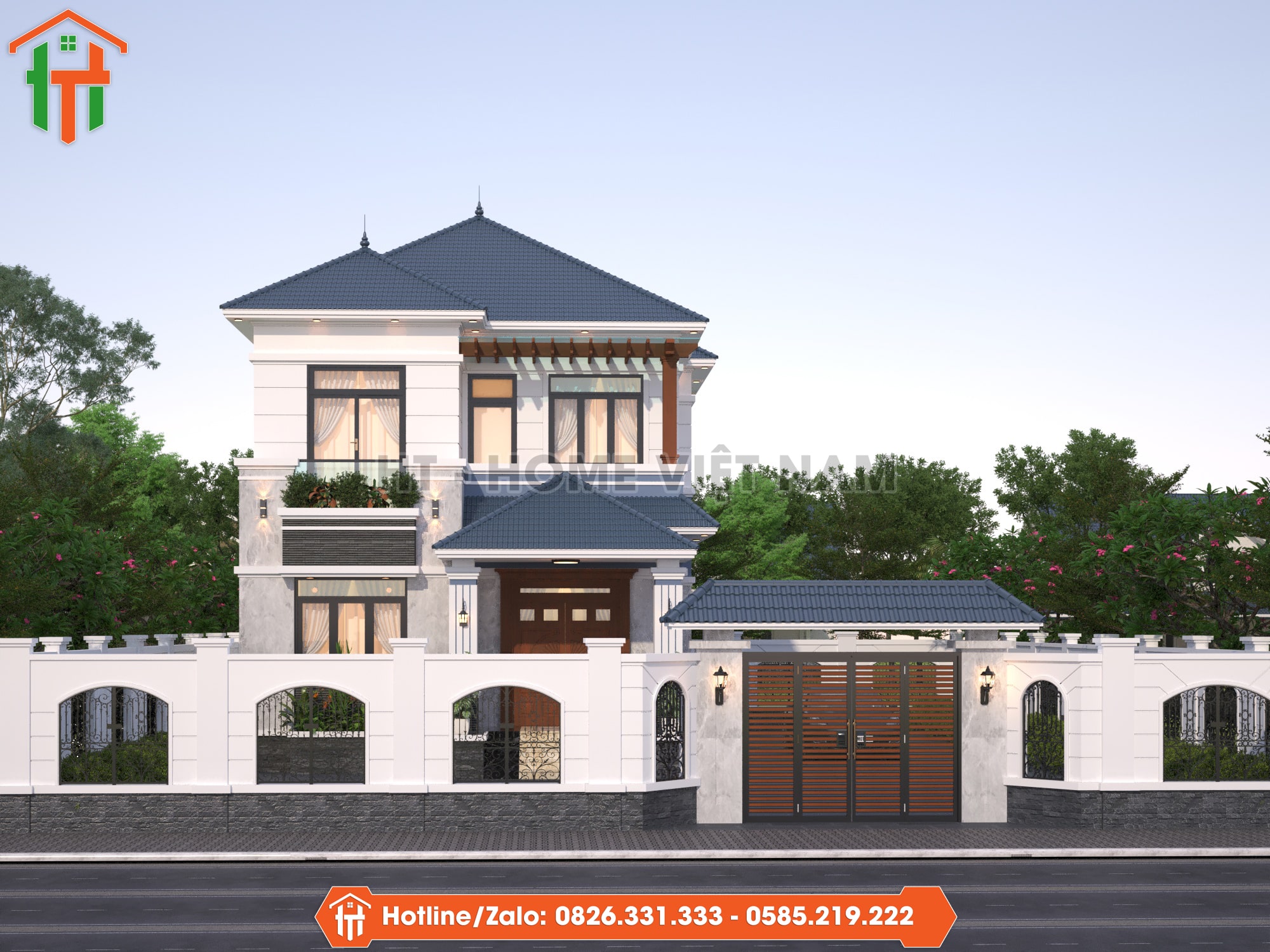 Kiến Trúc Mái Nhật 2 Tầng – Ngôn Ngữ Thiết Kế Đầy Tinh Tế