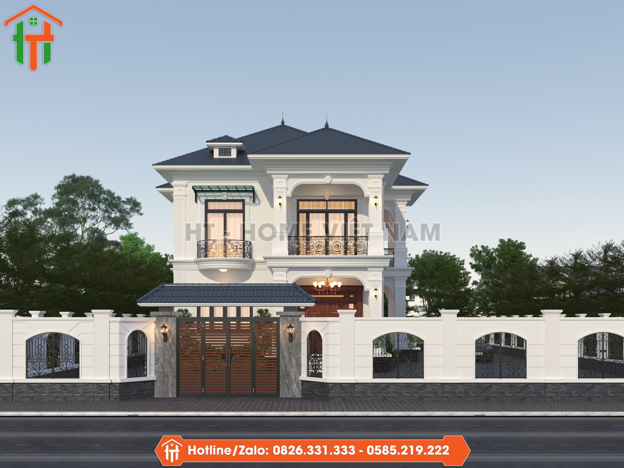 Liên Hệ Xây Nhà 2 Tầng Mái Nhật Phong Cách Biệt Thự Đẳng Cấp