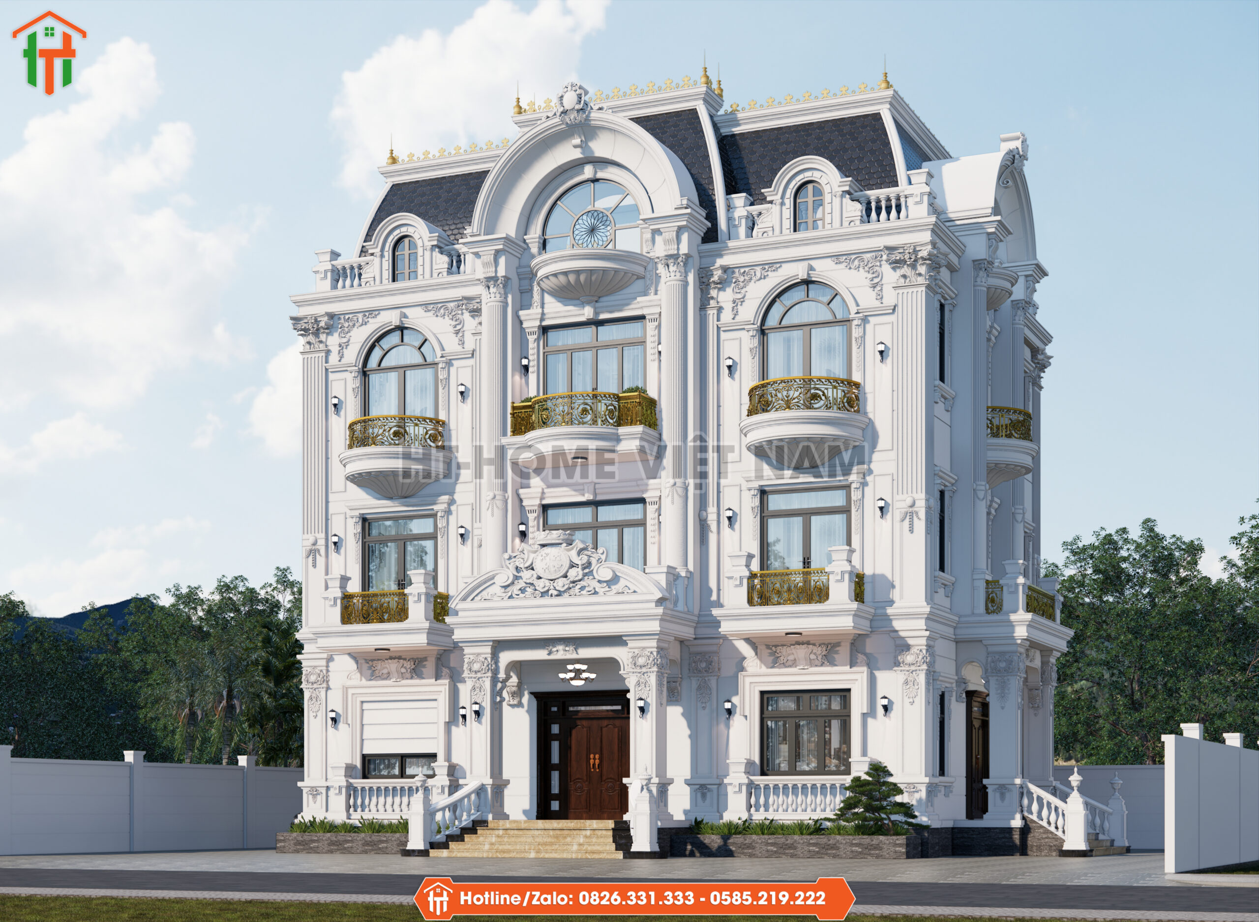 Top Biệt Thự Cổ Điển – Vẻ Sang Trọng Vượt Thời Gian