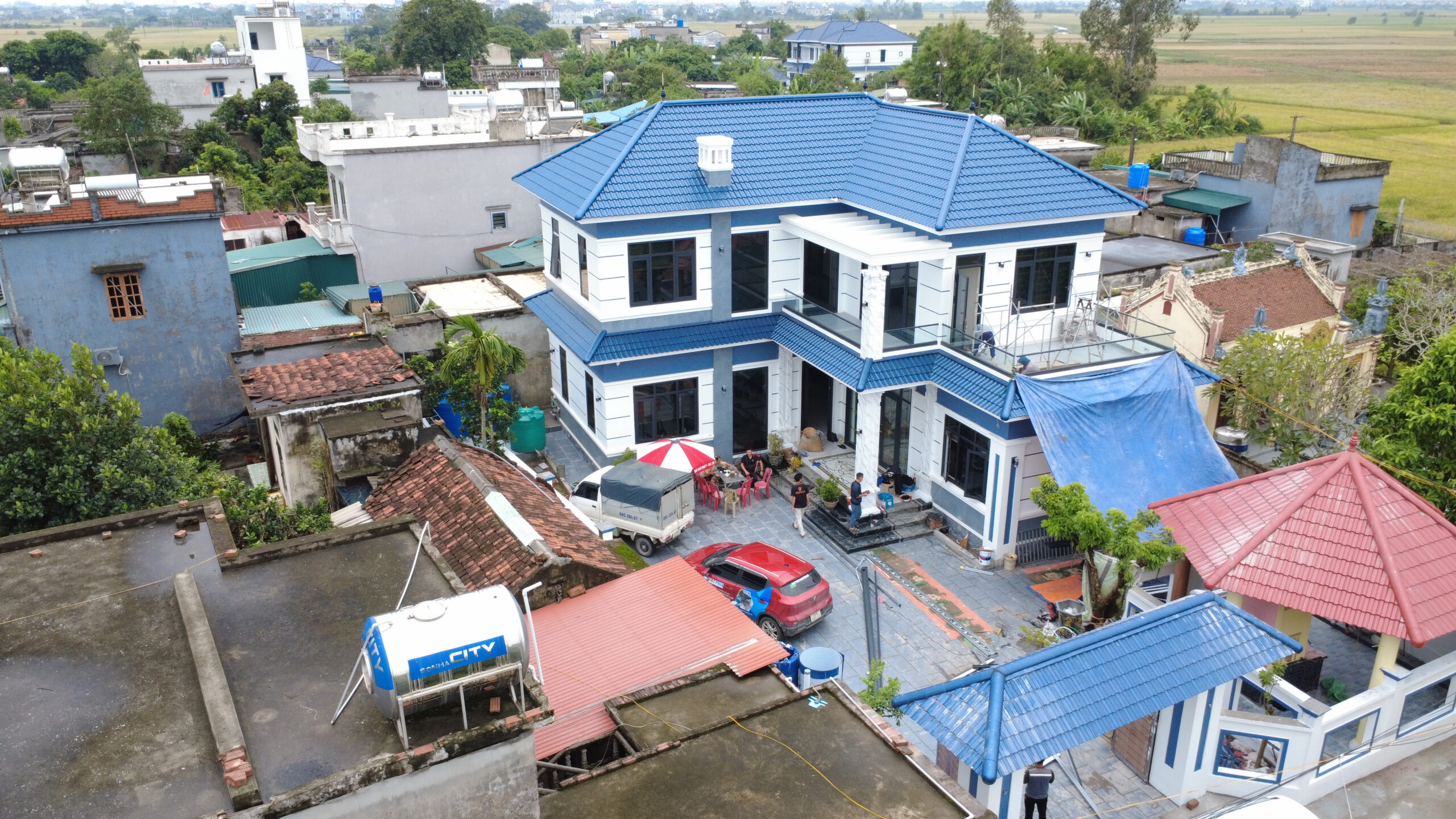 Hoàn Thiện Biệt Thự Mái Nhật Thực Tế Sau Khi Bàn Giao