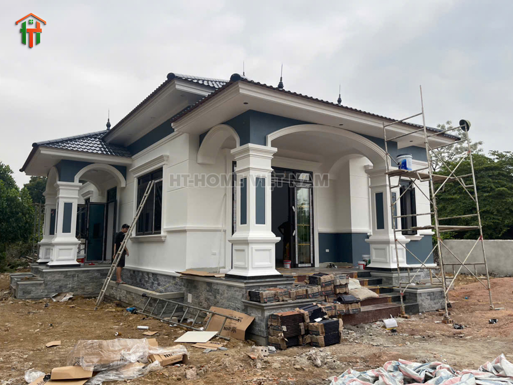 Bàn Giao Nhà Vườn Mái Nhật 1 Tầng Tại Hòa Bình