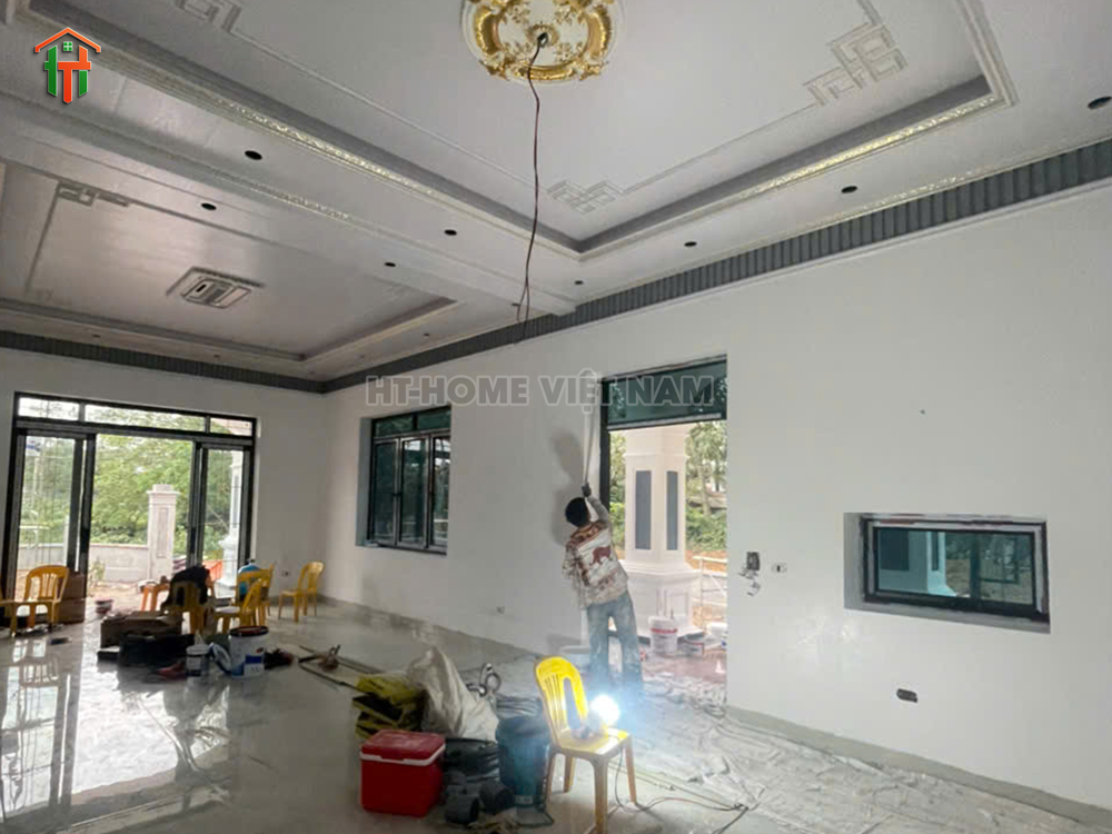 Bàn Giao Nhà Vườn Mái Nhật 1 Tầng Tại Hòa Bình
