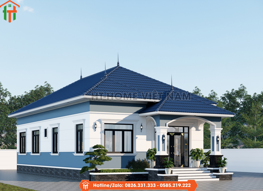 Bàn Giao Nhà Vườn Mái Nhật 1 Tầng Tại Hòa Bình