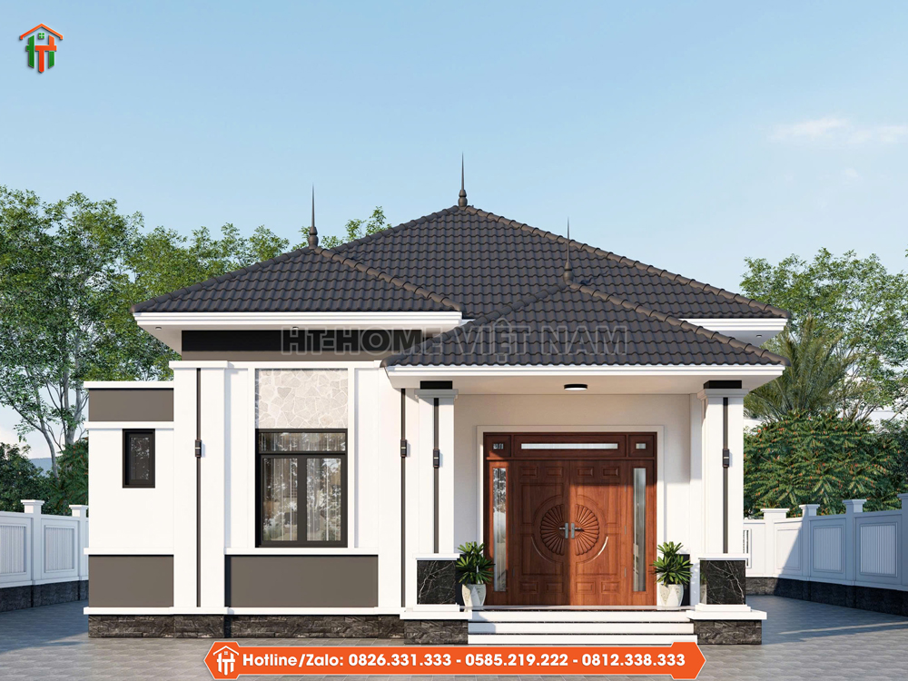 Hoàn Thiện Nhà Mái Nhật 1 Tầng Nhỏ Xinh Tại Hà Nội