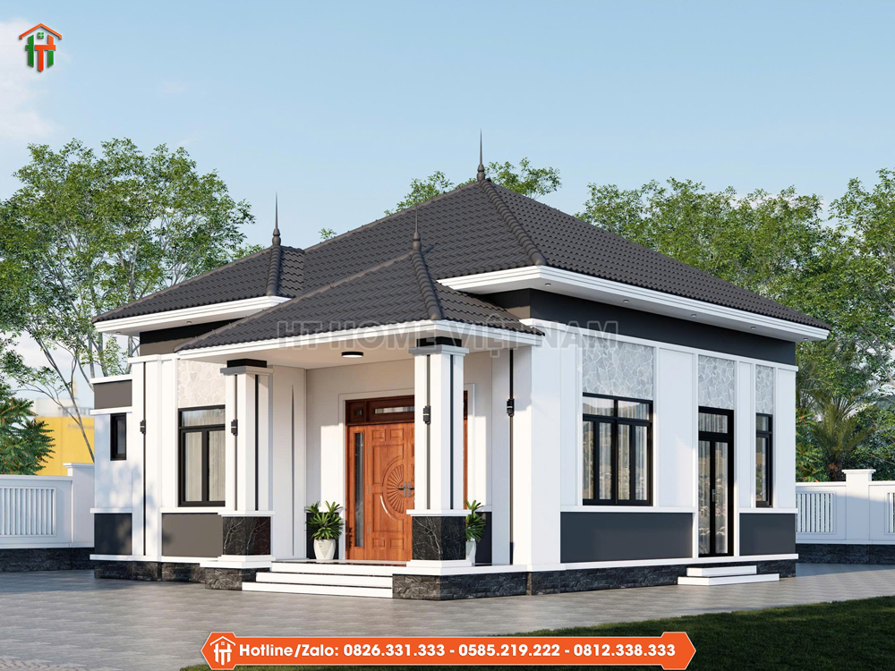 Hoàn Thiện Nhà Mái Nhật 1 Tầng Nhỏ Xinh Tại Hà Nội