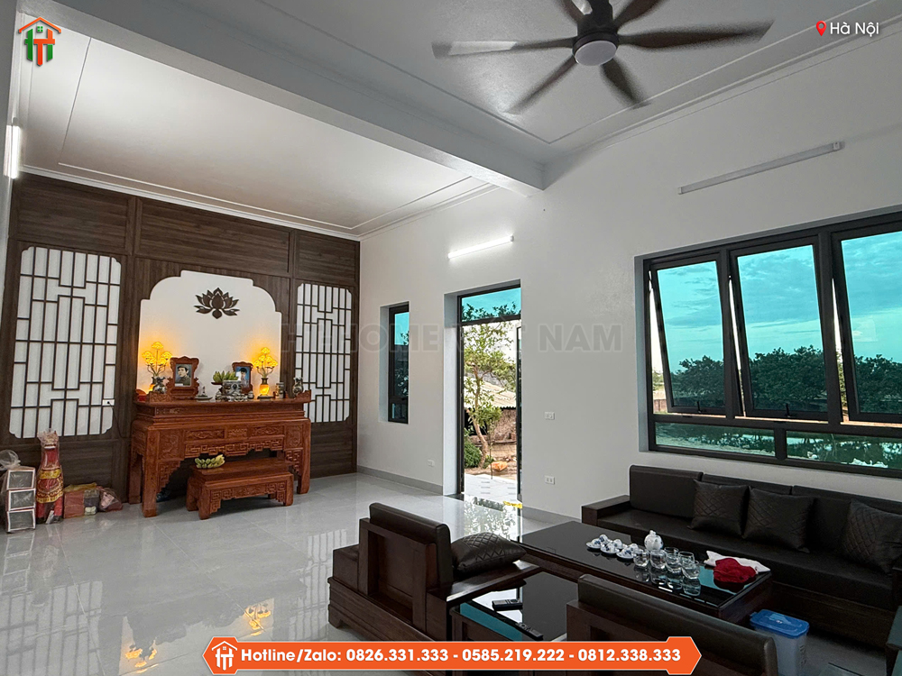 Hoàn Thiện Nhà Mái Nhật 1 Tầng Nhỏ Xinh Tại Hà Nội