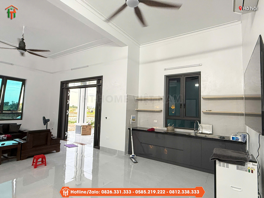Hoàn Thiện Nhà Mái Nhật 1 Tầng Nhỏ Xinh Tại Hà Nội